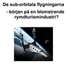 De sub-orbitala flygningarna – början på en blomstrande rymdturismindustri? Marie Alverslid, Institutionen för samhällsvetenskap, Mittuniversitetet i Östersund, 2009