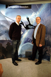 Stephen Attenborough (vänster) och Olle Norberg (höger) Stephen Attenborough (vänster) och Olle Norberg (höger)