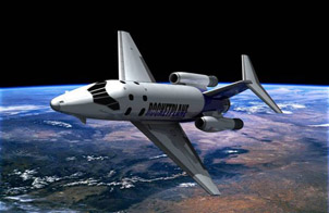 Rocketplane Global räknar med att kunna skicka iväg rymdturister 2013 Rocketplane Global räknar med att kunna skicka iväg rymdturister 2013
