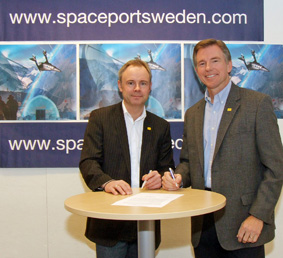 Bengt Jaegtnes, Spaceport Sweden och Steve Landeene, Spaceport America