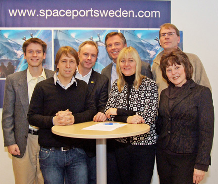 Delegater från Spaceport Sweden och Spaceport America