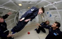 Hawking gled undan gravitationens grepp med ett leende