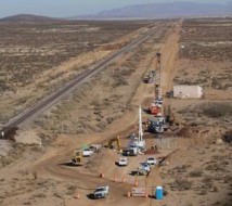Start av vägkonstruktion för Spaceport America Start av vägkonstruktion för Spaceport America