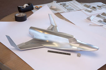 XCOR Aerospace testar Lynx aerodynamik i vindtunnel