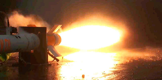 Copenhagen Suborbitals testkör raketmotorn till sin suborbitala rymdfarkost