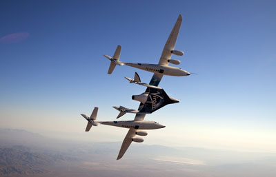 Kommer SpaceShipTwo att göra sin första glidflygning idag?